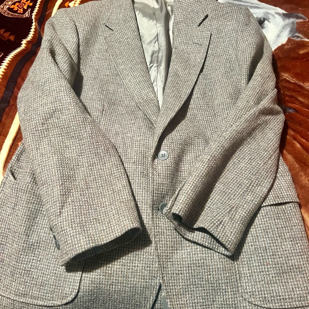 Women’s Gray Tweed Blazer